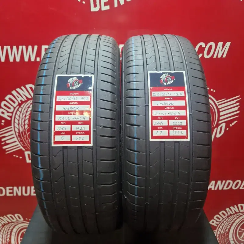 2x 215 60 17 96V Neumáticos Hankook 5/4.9 mm DOT 1925/2625 [R. 2069]