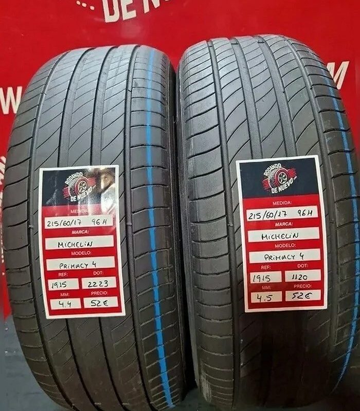 2x 215 60 17 96H Neumáticos Michelin 4.4/4.5 mm DOT 2223/1120 [R. 1915]