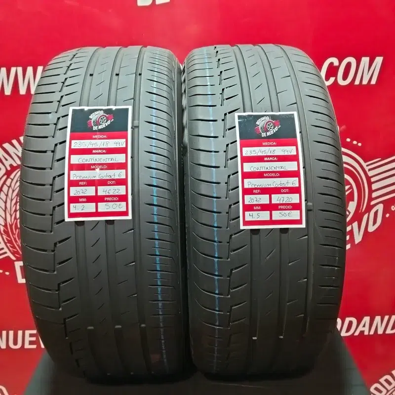 2x 235 45 18 94V Neumáticos Continental 4.2/4.5 mm DOT: 4622/4720 [R. 2072]