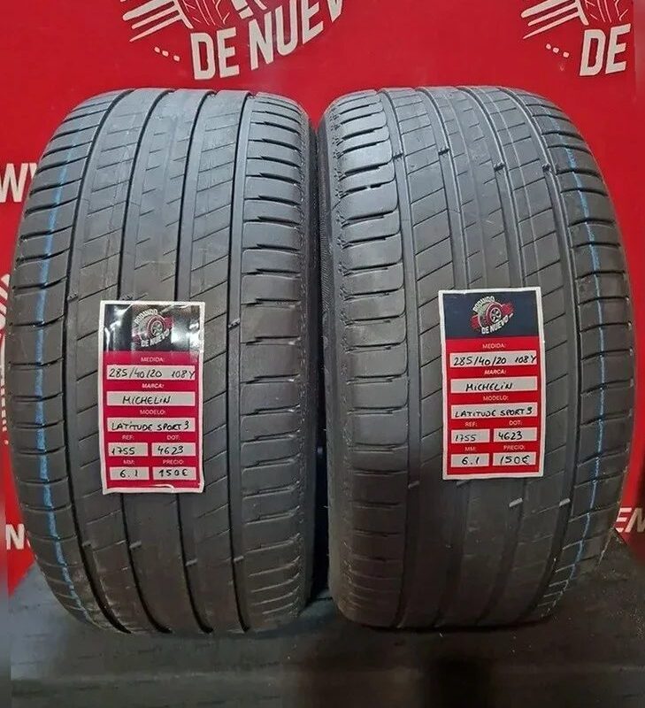 2x 285 40 20 108Y Neumáticos Michelin 6.1 mm DOT 4623 [R. 1755]