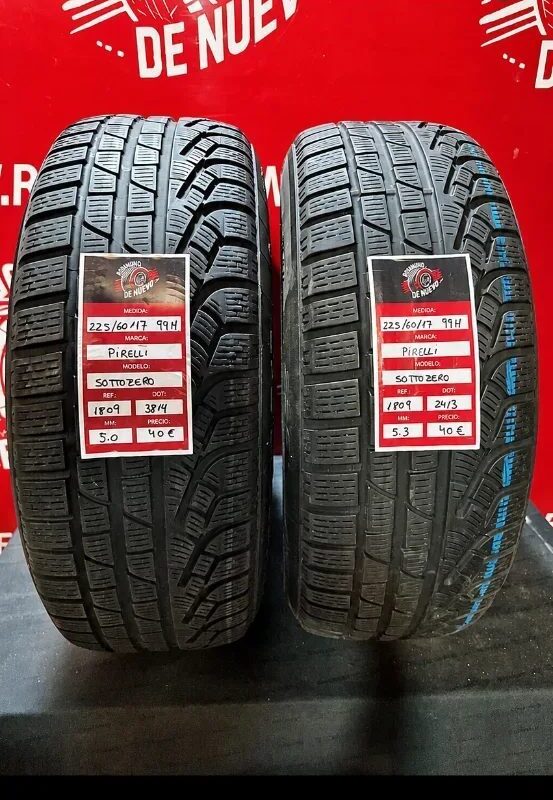 2x 225 60 17 99H Neumáticos Pirelli 5/5.3 mm DOT 3814/2413 [R. 1809]