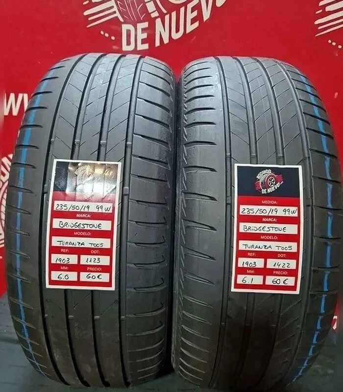 2x 235 50 19 99W Neumáticos Bridgestone 6/6.1 mm DOT 1123/1422 [R. 1903]