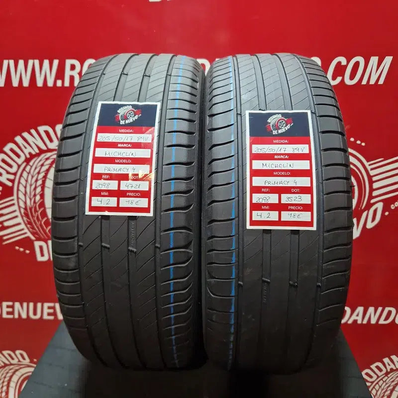 2x 205 50 17 89V Neumáticos Michelin 4.2 mm DOT 4721/3523 [R. 2098]